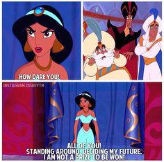 The facials on Jafar, the Sultan, & Aladdin are hilarious (
