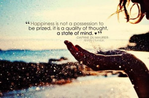 Happiness by daphne du maurier quote