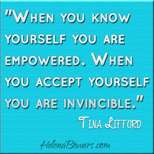 Accept yourself quote by Tina Lifford