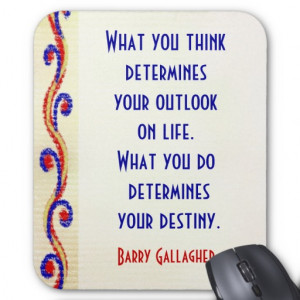 Your Attitude Motivational Quotes Mousepad