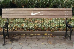 The Nike creative outdoor advertising