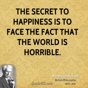 Bertrand Russell Happiness Quotes