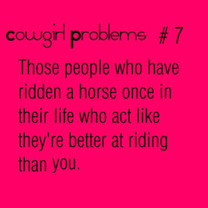 Cowgirl Problems #7