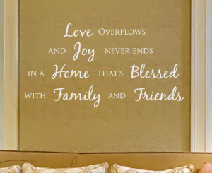... -Sticker-Quote-Vinyl-Lettering-Love-Overflows-Family-and-Friends-H17