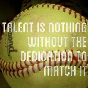 Most popular tags for this image include: quote, softball and sport