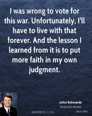 John Edwards Faith Quotes