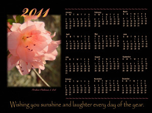 2011+Azalea+Blooms+Sunlit+Peach,+w+Sunshine+and+Laughter+Quote.jpg