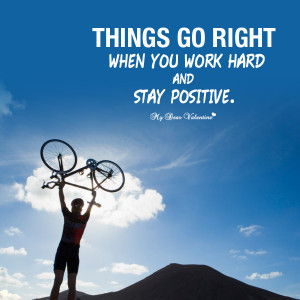 Life Picture Quote - Stay Upbeat