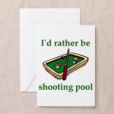Rather Be Shooting Pool Greeting Cards (Pk of for