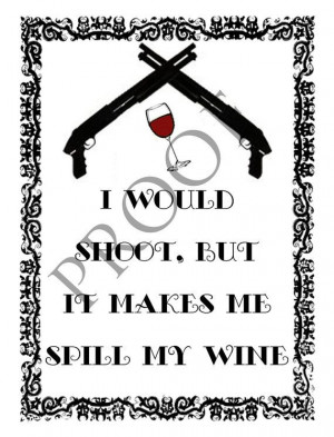 Humorous Shotgun Hunting Widow Wine Label Custom by RedDoorWinery, $3 ...