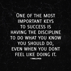 Discipline Yourself Quotes...