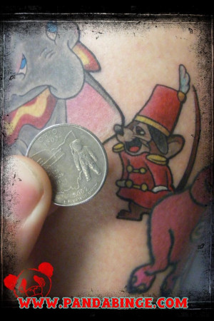 Timmothy Mouse tattoo dumbo by xJoshxSxE