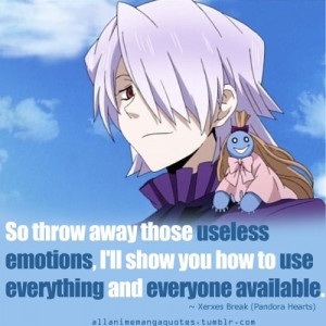 Pandora hearts. Break quote