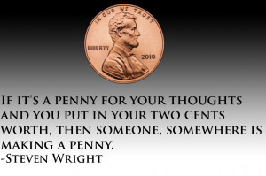 Penny for your thoughts