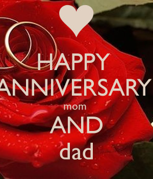 dad your mom and dads marriage happy anniversary mom and dad ...