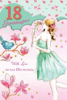Granddaughter 18th Birthday Card