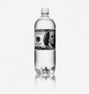 Bottled water is the marketing trick of the century”