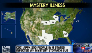 New Mysterious Stomach Virus Spreads to Eleven States