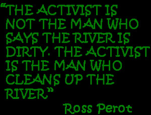 activist green quote