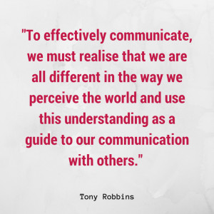 ... as a guide to our communication with others - Tony Robbins