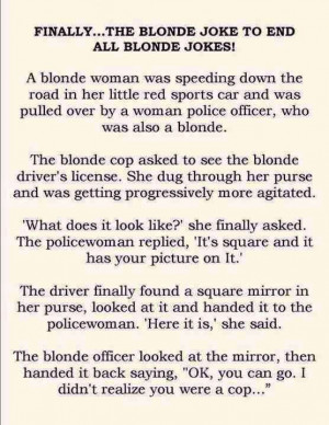 blonde jokes