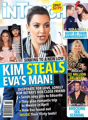 Kim Kardashian Drama! Denies STEALING Eva Longoria's Boyfriend!!!