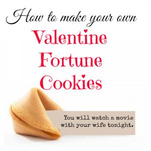 homemade fortune cookies (for your spouse or your kids!)