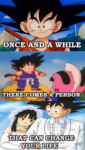 Goku and Chichi! ♥