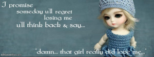 Cute Sad Quote Dolls Cover Photos Fb Timeline
