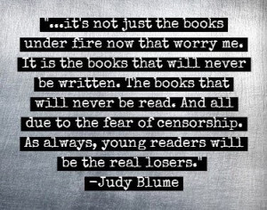 Judy Blume has her own page about censorship .