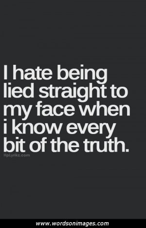 Quotes about liars