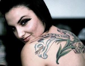 Sexy Women Back Tattoo Design
