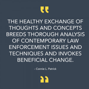 Connie Patrick Law Enforcement Quote
