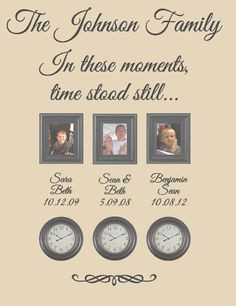 Time Stood Still - A Moment in Time Changed Forever - 6 Styles ...