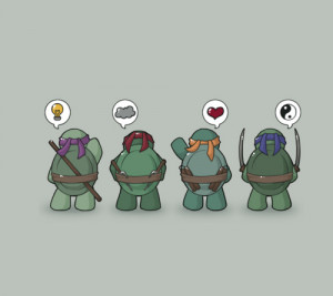 teenage mutant ninja turtles cute turtle thinking lonely funny tmnt ...