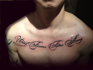 Tattoo Chest Quotes