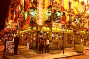 The Famous Oliver St John Gogarty pub picture in Dublin