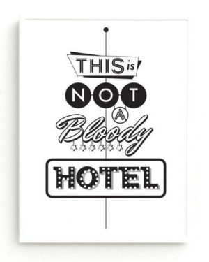 Room Service (Small) print