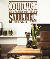 Home > Wall Decals > QUOTES > COURAGE | John Wayne | Wall Decals