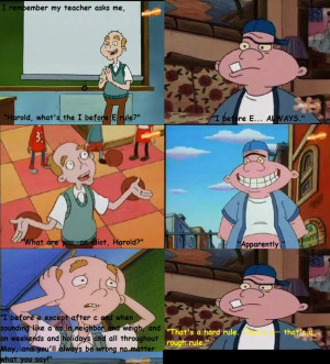 Hey Arnold Love Quotes Hey arnold: stupid in school