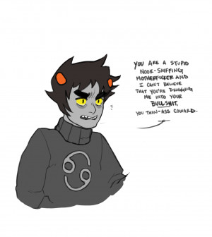 Karkat karkat vantas sketches homestuck fanart art bitte uhh implied ...