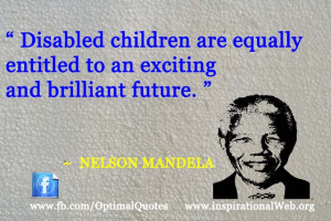 Disabled children are equally entitled to an exciting and brilliant ...