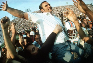 Jan. 14, 1973 - The Miami Dolphins finish perfect season