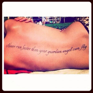 Like the quote, but I really like the tattoo placement - I ... | Ta...