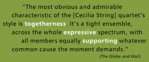 The most obvious and admirable characteristic of the (Cecilia String ...