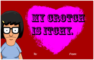 ... By Tina From “Bob’s Burgers” must be read aloud in Tina's voice