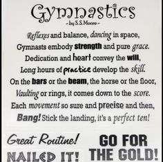 Gymnastics Quote