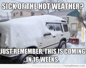 Funny memes – [Sick of the hot weather]