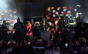 Mandisa Mandisa performs onstage during the 45th Annual Dove Awards at