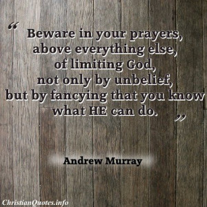 Andrew Murray Christian Quote - Expect Great Things